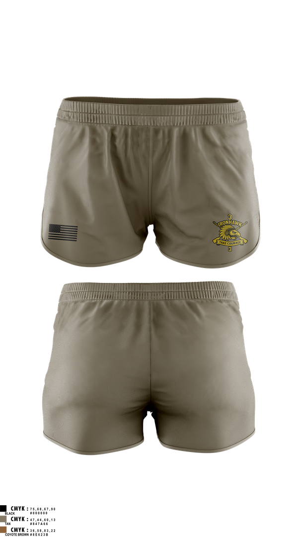 Ranger Panties, Comanche Squad, Army, Teamtime, Team time, sublimation, custom sports apparel, team uniforms, spirit wear, spiritwear, sports uniforms, custom shirts, team store, custom team store, fundraiser sports, apparel fundraiser