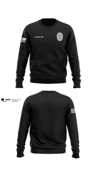 Crew Neck Sweatshirt, SCOTT CITY POLICE DEPT., Police, Teamtime, Team time, sublimation, custom sports apparel, team uniforms, spirit wear, spiritwear, sports uniforms, custom shirts, team store, custom team store, fundraiser sports, apparel fundraiser