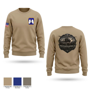 Crew Neck Sweatshirt, 2-158, Army, Teamtime, Team time, sublimation, custom sports apparel, team uniforms, spirit wear, spiritwear, sports uniforms, custom shirts, team store, custom team store, fundraiser sports, apparel fundraiser