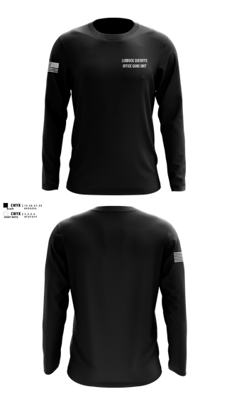 Long Sleeve Performance Shirt, Lubbock Sheriffs Office Gang Unit, Police, Teamtime, Team time, sublimation, custom sports apparel, team uniforms, spirit wear, spiritwear, sports uniforms, custom shirts, team store, custom team store, fundraiser sports, apparel fundraiser