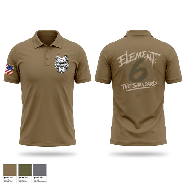 Short Sleeve Performance Polo, Element 6, Air Force, Teamtime, Team time, sublimation, custom sports apparel, team uniforms, spirit wear, spiritwear, sports uniforms, custom shirts, team store, custom team store, fundraiser sports, apparel fundraiser
