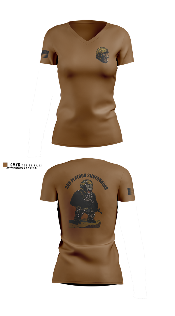 Womens Short Sleeve Vneck Shirt, 1136th MP Co, , Teamtime, Team time, sublimation, custom sports apparel, team uniforms, spirit wear, spiritwear, sports uniforms, custom shirts, team store, custom team store, fundraiser sports, apparel fundraiser