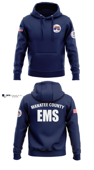 Hoodie, Manatee County EMS, EMS/EMT, Teamtime, Team time, sublimation, custom sports apparel, team uniforms, spirit wear, spiritwear, sports uniforms, custom shirts, team store, custom team store, fundraiser sports, apparel fundraiser