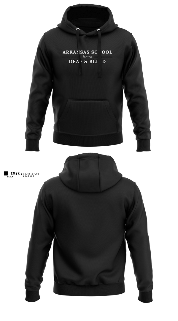 Hoodie, Arkansas School for the Deaf and Blind, , Teamtime, Team time, sublimation, custom sports apparel, team uniforms, spirit wear, spiritwear, sports uniforms, custom shirts, team store, custom team store, fundraiser sports, apparel fundraiser