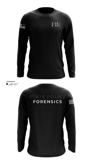 Long Sleeve Performance Shirt, FORENSIC IDENTIFICATION UNIT, Police, Teamtime, Team time, sublimation, custom sports apparel, team uniforms, spirit wear, spiritwear, sports uniforms, custom shirts, team store, custom team store, fundraiser sports, apparel fundraiser