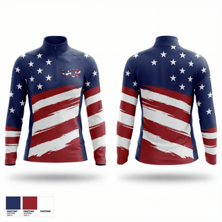 Quarter Zip Jacket, Western Kentucky Revolution, Softball, Teamtime, Team time, sublimation, custom sports apparel, team uniforms, spirit wear, spiritwear, sports uniforms, custom shirts, team store, custom team store, fundraiser sports, apparel fundraiser