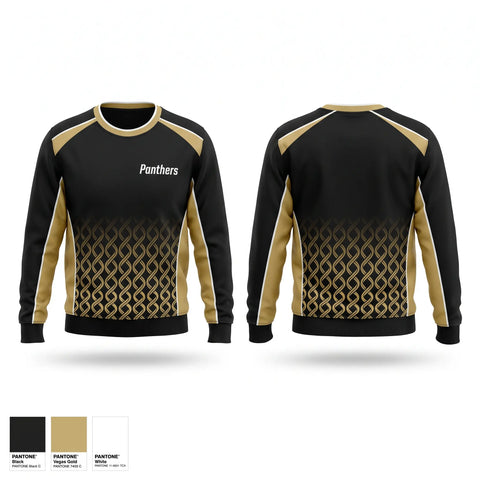 Crew Neck Sweatshirt, Panthers, Baseball, Teamtime, Team time, sublimation, custom sports apparel, team uniforms, spirit wear, spiritwear, sports uniforms, custom shirts, team store, custom team store, fundraiser sports, apparel fundraiser