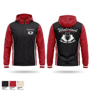 Windbreaker, Winterland Kiss and Cry Crew, Ice Hockey, Teamtime, Team time, sublimation, custom sports apparel, team uniforms, spirit wear, spiritwear, sports uniforms, custom shirts, team store, custom team store, fundraiser sports, apparel fundraiser