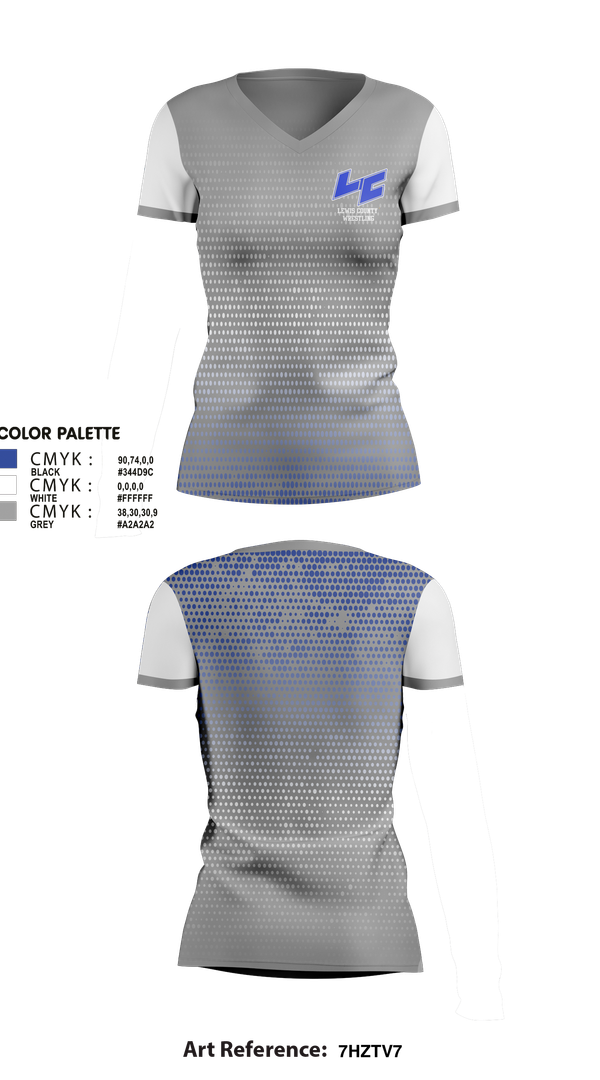 Womens Short Sleeve Vneck Shirt, Lewis County High School Wrestling, Wrestling, Teamtime, Team time, sublimation, custom sports apparel, team uniforms, spirit wear, spiritwear, sports uniforms, custom shirts, team store, custom team store, fundraiser sports, apparel fundraiser