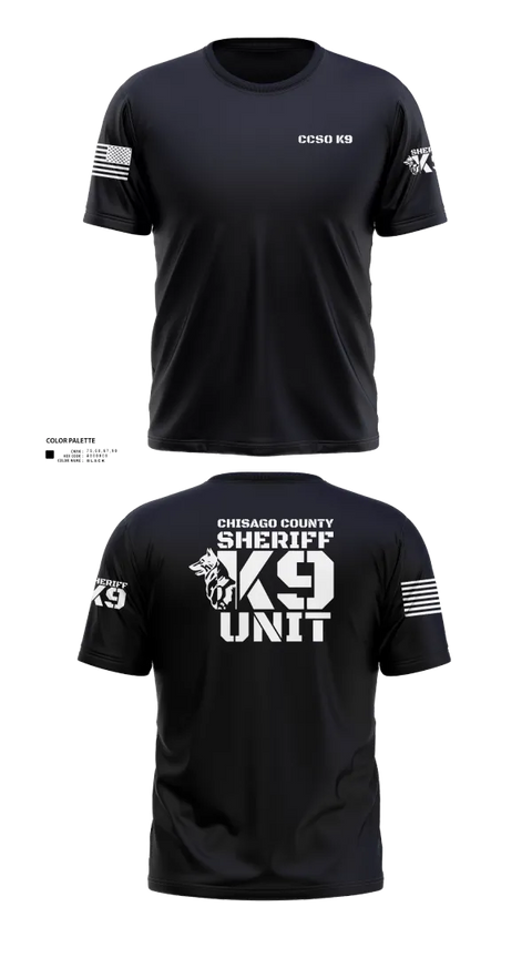 Old School Cotton Feel Shirt, Chisago County K9 Unit, , Teamtime, Team time, sublimation, custom sports apparel, team uniforms, spirit wear, spiritwear, sports uniforms, custom shirts, team store, custom team store, fundraiser sports, apparel fundraiser