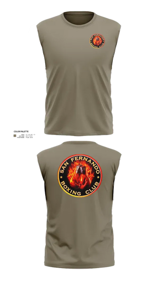 Sleeveless Performance Shirt, San Fernando Boxing Club, Spirit Store, Teamtime, Team time, sublimation, custom sports apparel, team uniforms, spirit wear, spiritwear, sports uniforms, custom shirts, team store, custom team store, fundraiser sports, apparel fundraiser