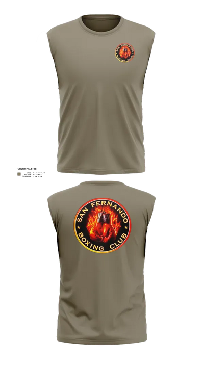 San Fernando Boxing Club 92427997 Sleeveless Performance Shirt - 104