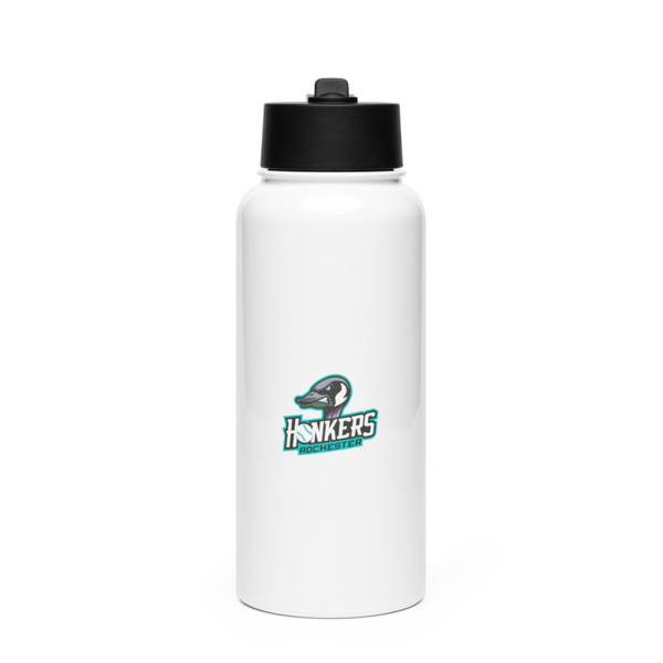 Aztecs Stainless Steel Water Bottle with a Straw Lid