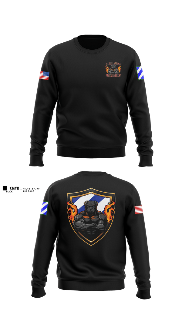Crew Neck Sweatshirt, DSTB, 3DSB, Army, Teamtime, Team time, sublimation, custom sports apparel, team uniforms, spirit wear, spiritwear, sports uniforms, custom shirts, team store, custom team store, fundraiser sports, apparel fundraiser