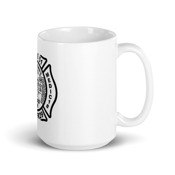 Engine 51 Ladder 29 Medic 18 Battalion 2 1889542 White Glossy Mug - Large