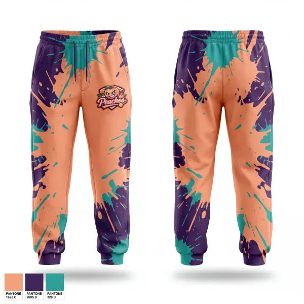 Sweatpants, Pike County Peaches, Softball, Teamtime, Team time, sublimation, custom sports apparel, team uniforms, spirit wear, spiritwear, sports uniforms, custom shirts, team store, custom team store, fundraiser sports, apparel fundraiser