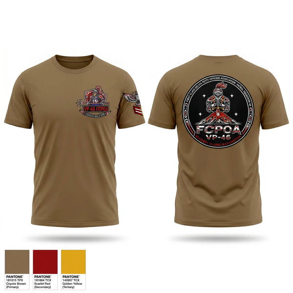 Old School Cotton Feel Shirt, VP-46 FCPOA, Navy, Teamtime, Team time, sublimation, custom sports apparel, team uniforms, spirit wear, spiritwear, sports uniforms, custom shirts, team store, custom team store, fundraiser sports, apparel fundraiser