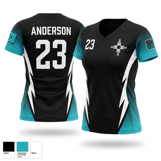 Womens Short Sleeve Vneck Shirt, A-Town Rebels, Softball, Teamtime, Team time, sublimation, custom sports apparel, team uniforms, spirit wear, spiritwear, sports uniforms, custom shirts, team store, custom team store, fundraiser sports, apparel fundraiser