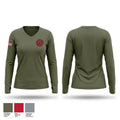 Kelly Hodge Women's Long Sleeve V-neck Shirt - 1