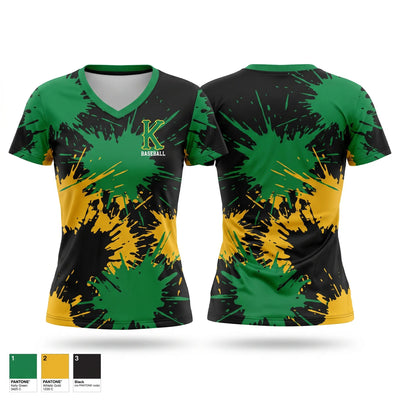 Kennedy High School Women's Short Sleeve V-neck Shirt - 1