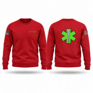 Crew Neck Sweatshirt, Advanced EMS, EMS/EMT, Teamtime, Team time, sublimation, custom sports apparel, team uniforms, spirit wear, spiritwear, sports uniforms, custom shirts, team store, custom team store, fundraiser sports, apparel fundraiser