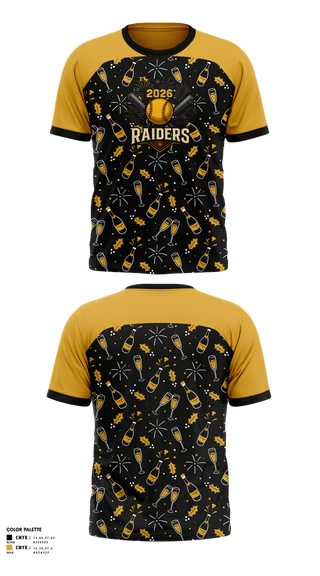Short Sleeve Performance Shirt, Raiders, Softball, Teamtime, Team time, sublimation, custom sports apparel, team uniforms, spirit wear, spiritwear, sports uniforms, custom shirts, team store, custom team store, fundraiser sports, apparel fundraiser