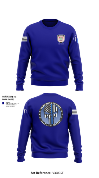 Crew Neck Sweatshirt, Policía Municipal de Carolina, , Teamtime, Team time, sublimation, custom sports apparel, team uniforms, spirit wear, spiritwear, sports uniforms, custom shirts, team store, custom team store, fundraiser sports, apparel fundraiser