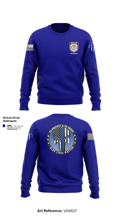 Crew Neck Sweatshirt, Policía Municipal de Carolina, , Teamtime, Team time, sublimation, custom sports apparel, team uniforms, spirit wear, spiritwear, sports uniforms, custom shirts, team store, custom team store, fundraiser sports, apparel fundraiser