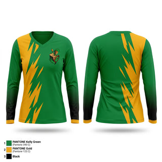 Womens Long Sleeve Vneck Shirt, Lady Trojans, Women's Basketball, Teamtime, Team time, sublimation, custom sports apparel, team uniforms, spirit wear, spiritwear, sports uniforms, custom shirts, team store, custom team store, fundraiser sports, apparel fundraiser