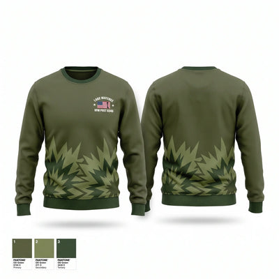 VFW Post 8346 Crew Neck Sweatshirt - 1