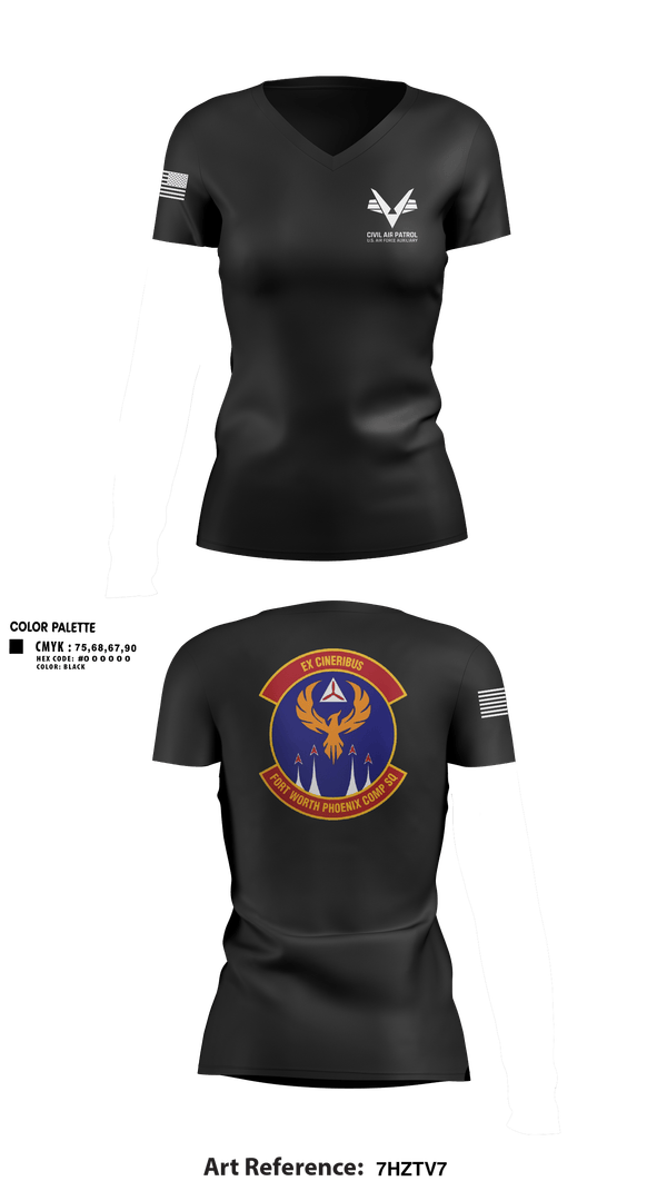 Womens Short Sleeve Vneck Shirt, 319th IEW, , Teamtime, Team time, sublimation, custom sports apparel, team uniforms, spirit wear, spiritwear, sports uniforms, custom shirts, team store, custom team store, fundraiser sports, apparel fundraiser