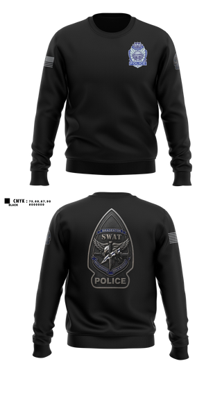 Crew Neck Sweatshirt, Franklin Police K9, Police, Teamtime, Team time, sublimation, custom sports apparel, team uniforms, spirit wear, spiritwear, sports uniforms, custom shirts, team store, custom team store, fundraiser sports, apparel fundraiser