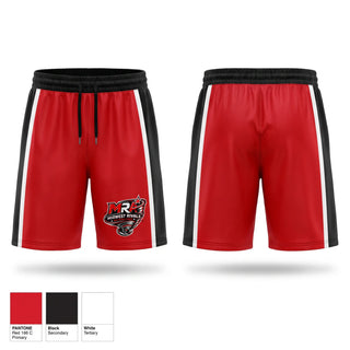 Athletic Shorts With Pockets, Midwest Rivals Allstar, Cheer, Teamtime, Team time, sublimation, custom sports apparel, team uniforms, spirit wear, spiritwear, sports uniforms, custom shirts, team store, custom team store, fundraiser sports, apparel fundraiser