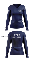 Range Township 28070862 Women's Long Sleeve V-neck Shirt - 3
