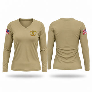 Womens Long Sleeve Vneck Shirt, Lake Hiawatha fire department, Fire Department, Teamtime, Team time, sublimation, custom sports apparel, team uniforms, spirit wear, spiritwear, sports uniforms, custom shirts, team store, custom team store, fundraiser sports, apparel fundraiser