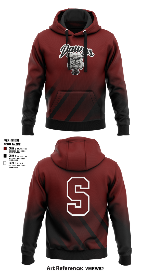 Hoodie, Sobrato HS Bulldogs, , Teamtime, Team time, sublimation, custom sports apparel, team uniforms, spirit wear, spiritwear, sports uniforms, custom shirts, team store, custom team store, fundraiser sports, apparel fundraiser