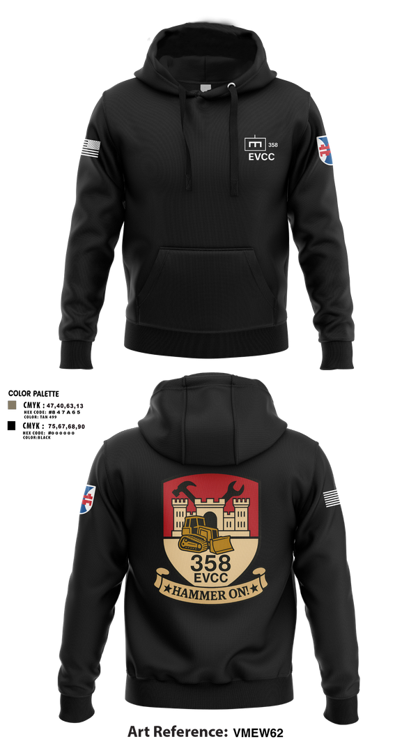 Hoodie, 358 EVCC, , Teamtime, Team time, sublimation, custom sports apparel, team uniforms, spirit wear, spiritwear, sports uniforms, custom shirts, team store, custom team store, fundraiser sports, apparel fundraiser