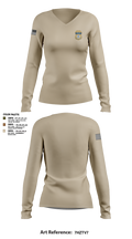 319th IEW Women's Long Sleeve V-neck Shirt - 4