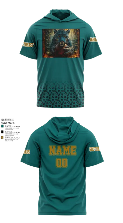 southeast Jaguars 26594681 Short Sleeve Rash Guard Shirt - 2