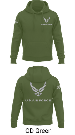 Hoodie, USAF Volunteer, Air Force, Teamtime, Team time, sublimation, custom sports apparel, team uniforms, spirit wear, spiritwear, sports uniforms, custom shirts, team store, custom team store, fundraiser sports, apparel fundraiser