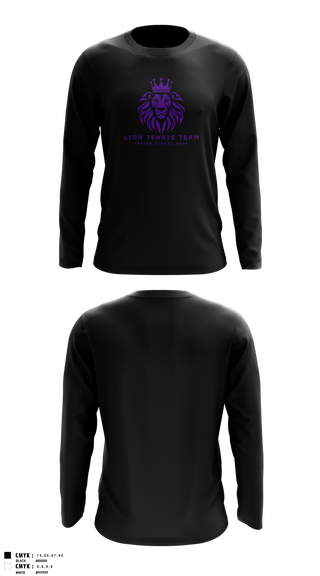 Long Sleeve Performance Shirt, Lion Tennis Team, Tennis, Teamtime, Team time, sublimation, custom sports apparel, team uniforms, spirit wear, spiritwear, sports uniforms, custom shirts, team store, custom team store, fundraiser sports, apparel fundraiser