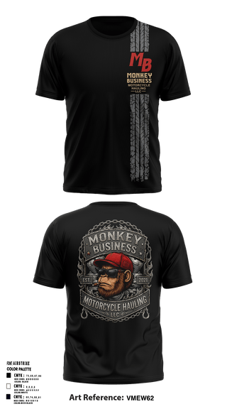 Short Sleeve Performance Shirt, Monkey Business Motorcycle Hauling, , Teamtime, Team time, sublimation, custom sports apparel, team uniforms, spirit wear, spiritwear, sports uniforms, custom shirts, team store, custom team store, fundraiser sports, apparel fundraiser