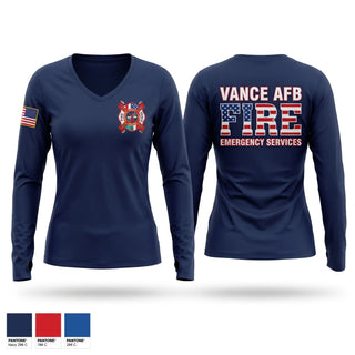 Old School Cotton Feel Shirt, Vance AFB Fire & Emergency Services, Fire Department, Teamtime, Team time, sublimation, custom sports apparel, team uniforms, spirit wear, spiritwear, sports uniforms, custom shirts, team store, custom team store, fundraiser sports, apparel fundraiser