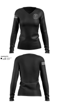 SASPD Women's Long Sleeve V-neck Shirt - 25