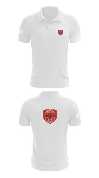 Short Sleeve Performance Polo, Silverton Volunteer Fire Department, Fire Department, Teamtime, Team time, sublimation, custom sports apparel, team uniforms, spirit wear, spiritwear, sports uniforms, custom shirts, team store, custom team store, fundraiser sports, apparel fundraiser