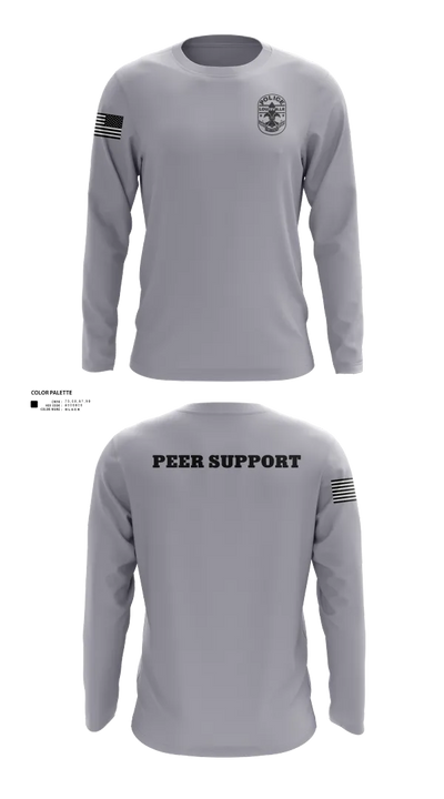 LMPD PEER SUPPORT 60613190 Long Sleeve Performance Shirt 51