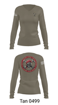 NGB 39536553 Women's Long Sleeve V-neck Shirt - 11