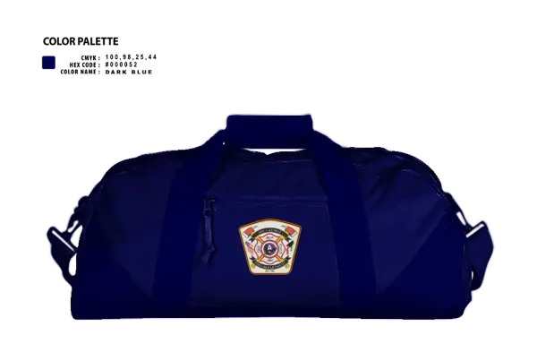 Duffle Bag, Camp Arifjan Fire Department, Fire Department, Teamtime, Team time, sublimation, custom sports apparel, team uniforms, spirit wear, spiritwear, sports uniforms, custom shirts, team store, custom team store, fundraiser sports, apparel fundraiser