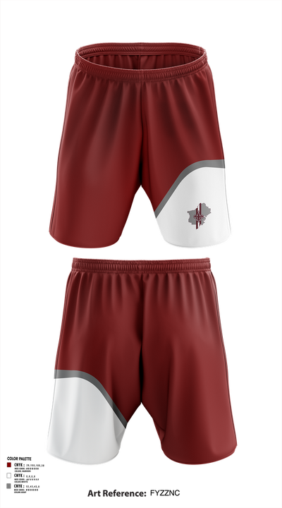 St Clair County Saints 85784115 Athletic Shorts With Pockets - 2