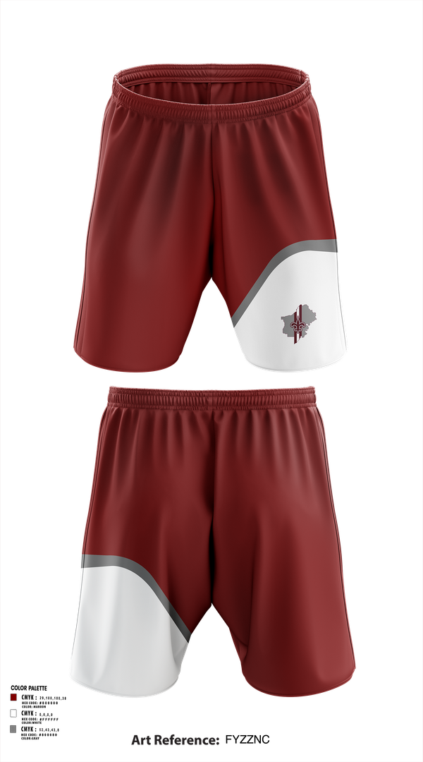 Athletic Shorts With Pockets, St Clair County Saints, , Teamtime, Team time, sublimation, custom sports apparel, team uniforms, spirit wear, spiritwear, sports uniforms, custom shirts, team store, custom team store, fundraiser sports, apparel fundraiser